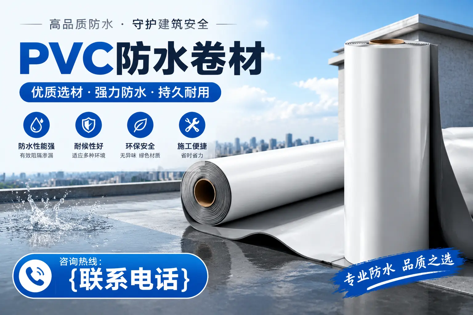 PVC防水卷材的选购技巧与注意事项,助您在保定找到合适产品